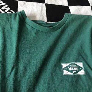 Vans Green T-Shirt Size L